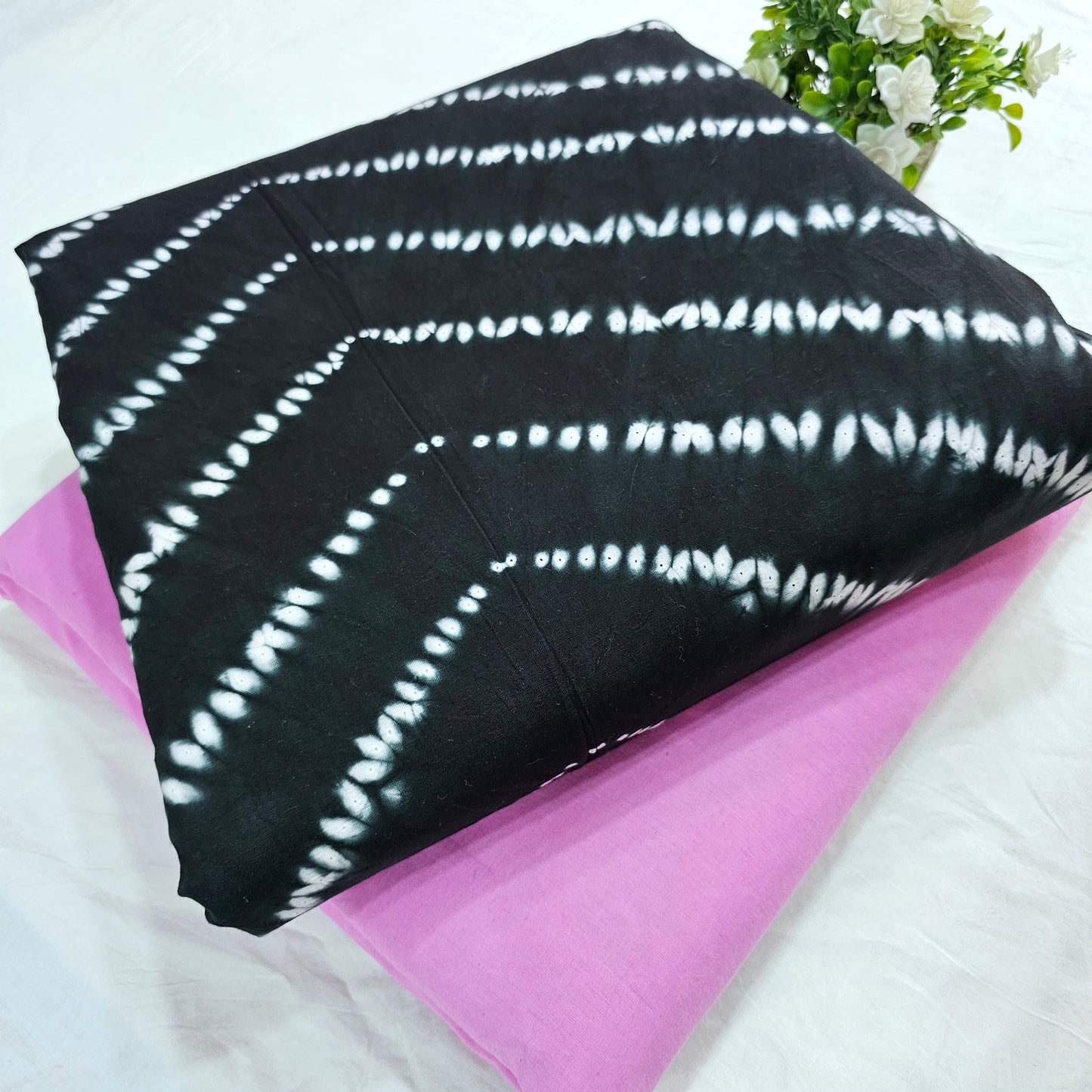 Traditional Sanganeri Printed Cotton Suit Top And Bottom Set EATB33