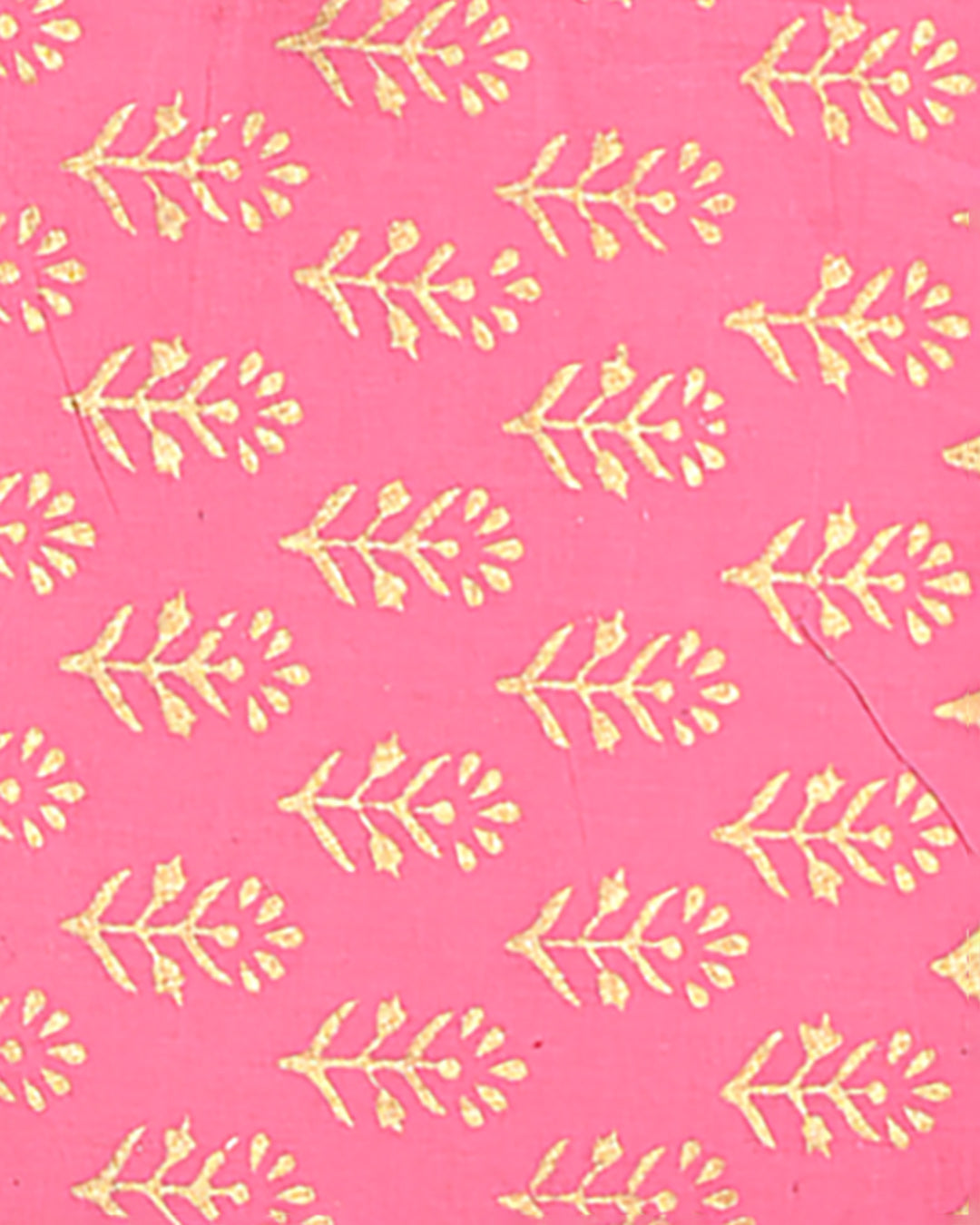 New Pink Golden Printed Cotton Suit With Cotton Dupatta(EACOTMU44)