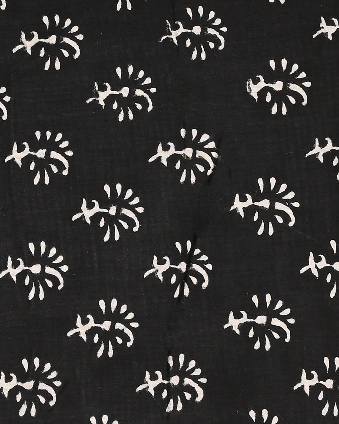 Premium Black and White Cotton Suit With Chiffon Dupatta (EACOTCH68)