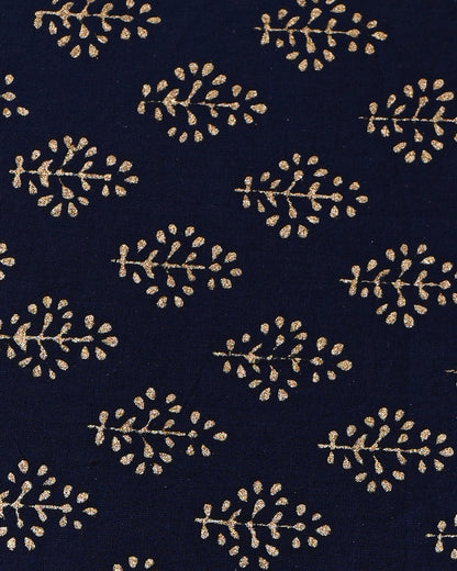 Exclusive Hand Block Printed Cotton Suit With Kota Dupatta (BSCOTKO34)