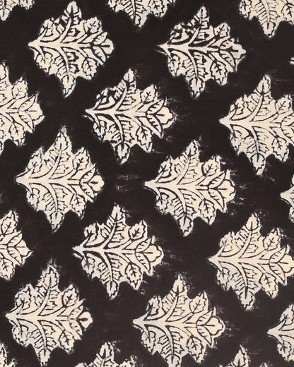 Tradiitional Sanganeri Printed Cotton Suit With Chiffon Dupatta (BSCOTCH25)