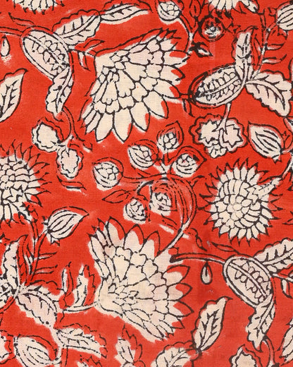 Premium Sanganeri Printed Cotton Suit With Chiffon Dupatta (BSCOTCH85)