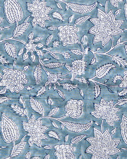 Exclusive Hand Block Print Cotton Suit With Kota Doria Dupatta(BSCOTKO13)