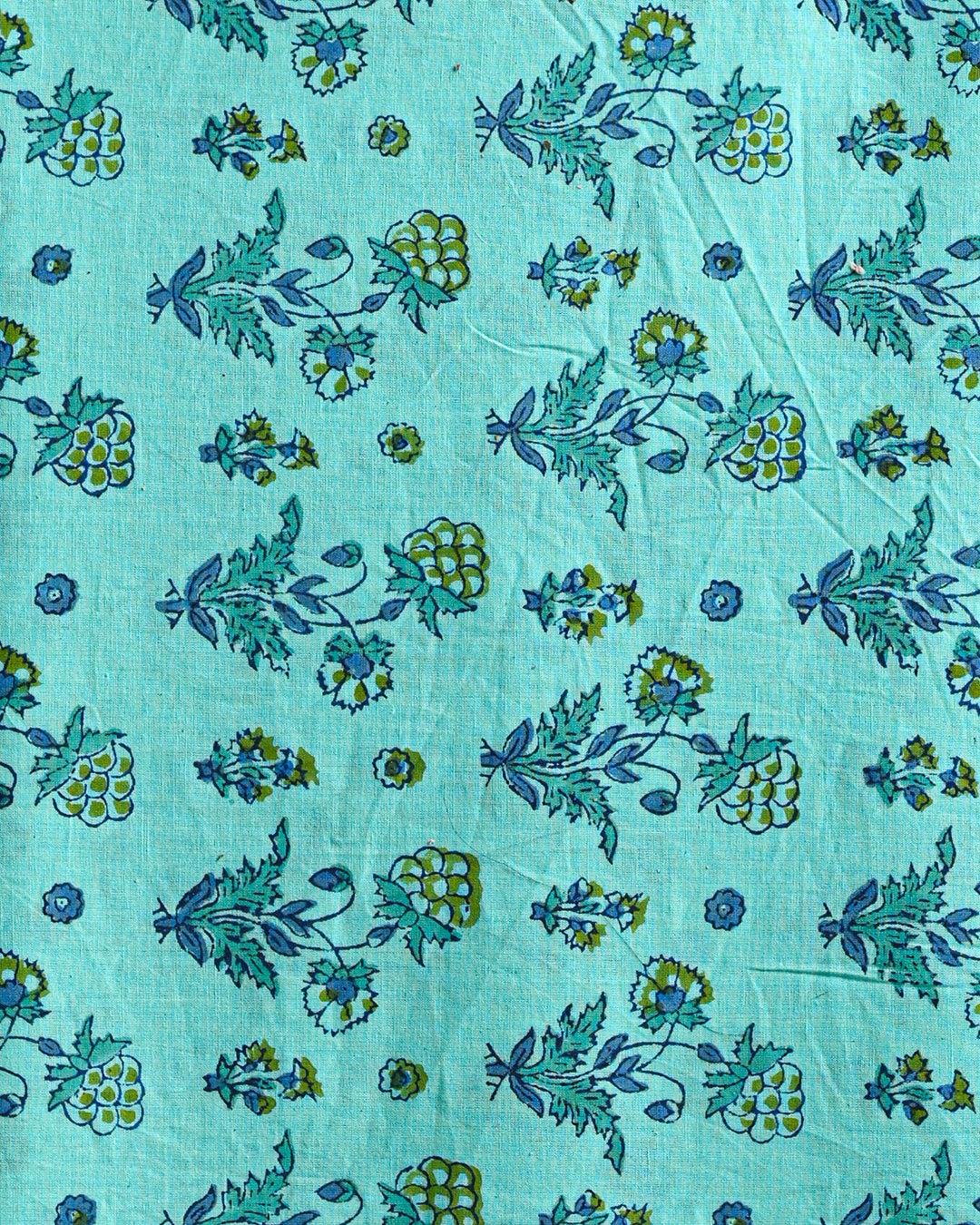 Exclusive Hand Block Print Cotton Suit With Kota Doria Dupatta(BSCOTKO10)