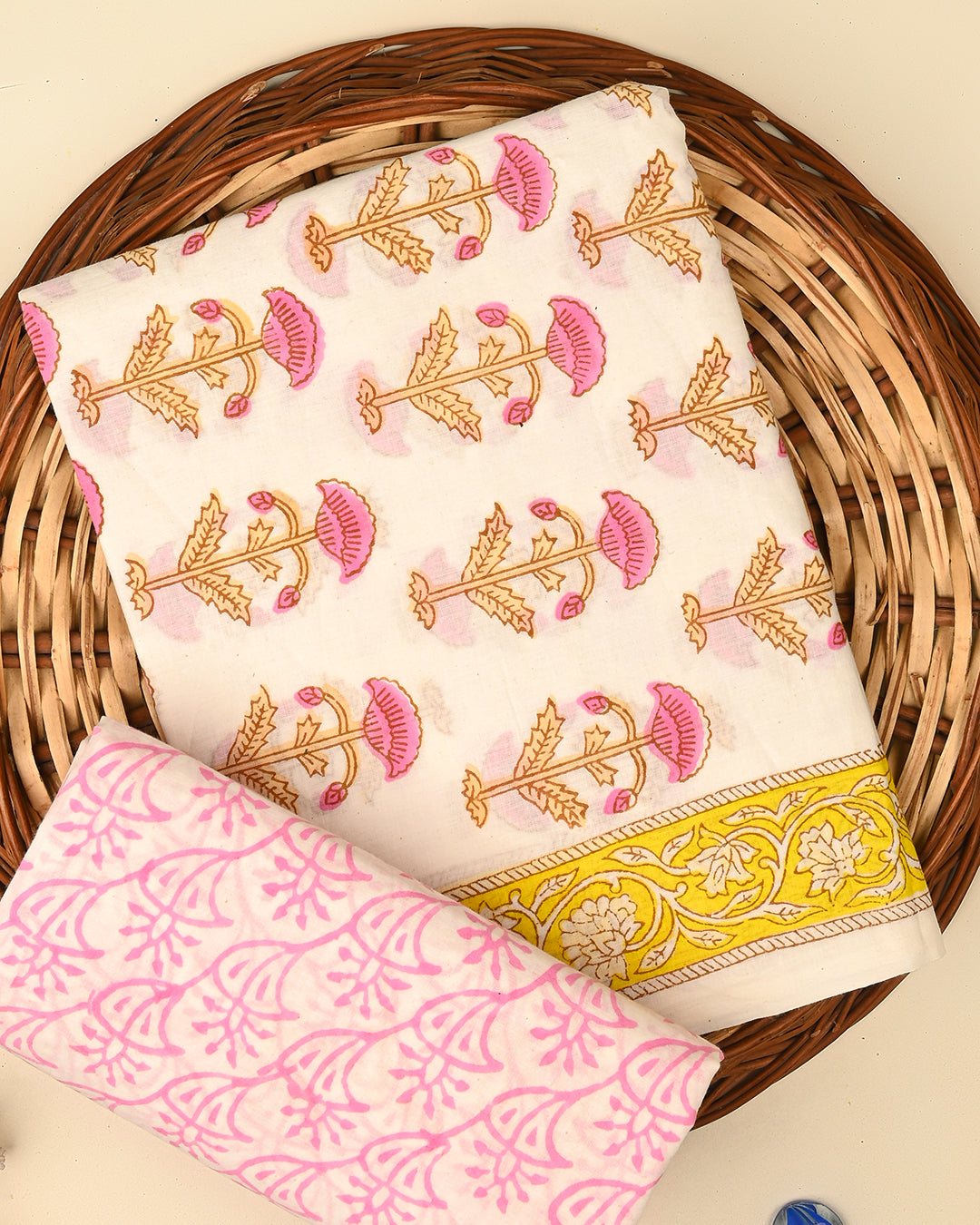 Elegant Cotton Suit Top And Bottom Set (EATB53)