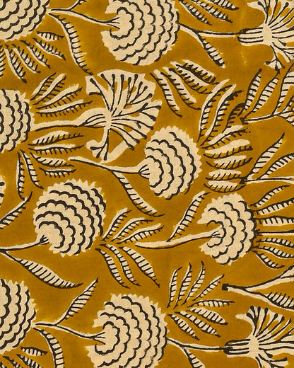 New Yellow Cotton Suit With Kota Doria Dupatta (EACOTKO16)