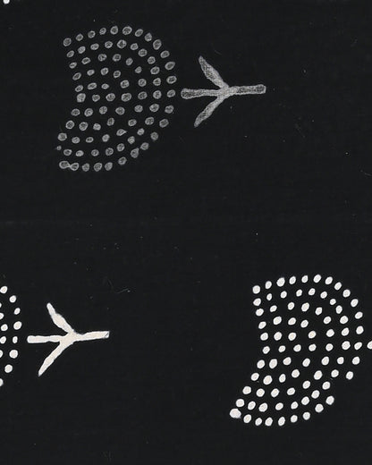 Premium Black and White Sanganeri Cotton Suit With Chiffon Dupatta (EACOTCH59)