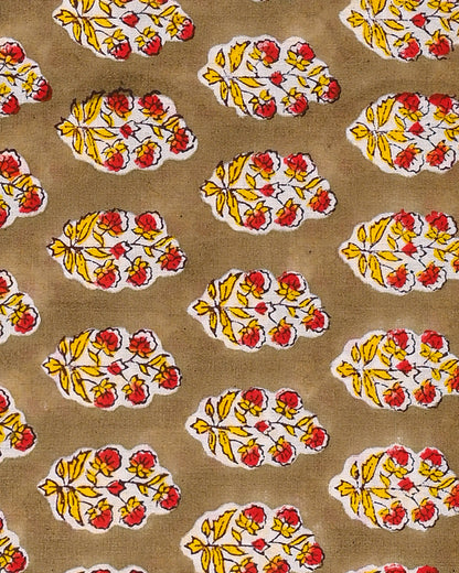 Exclusive Brown Cotton Suit With Cotton Dupatta(EACOTMU34)