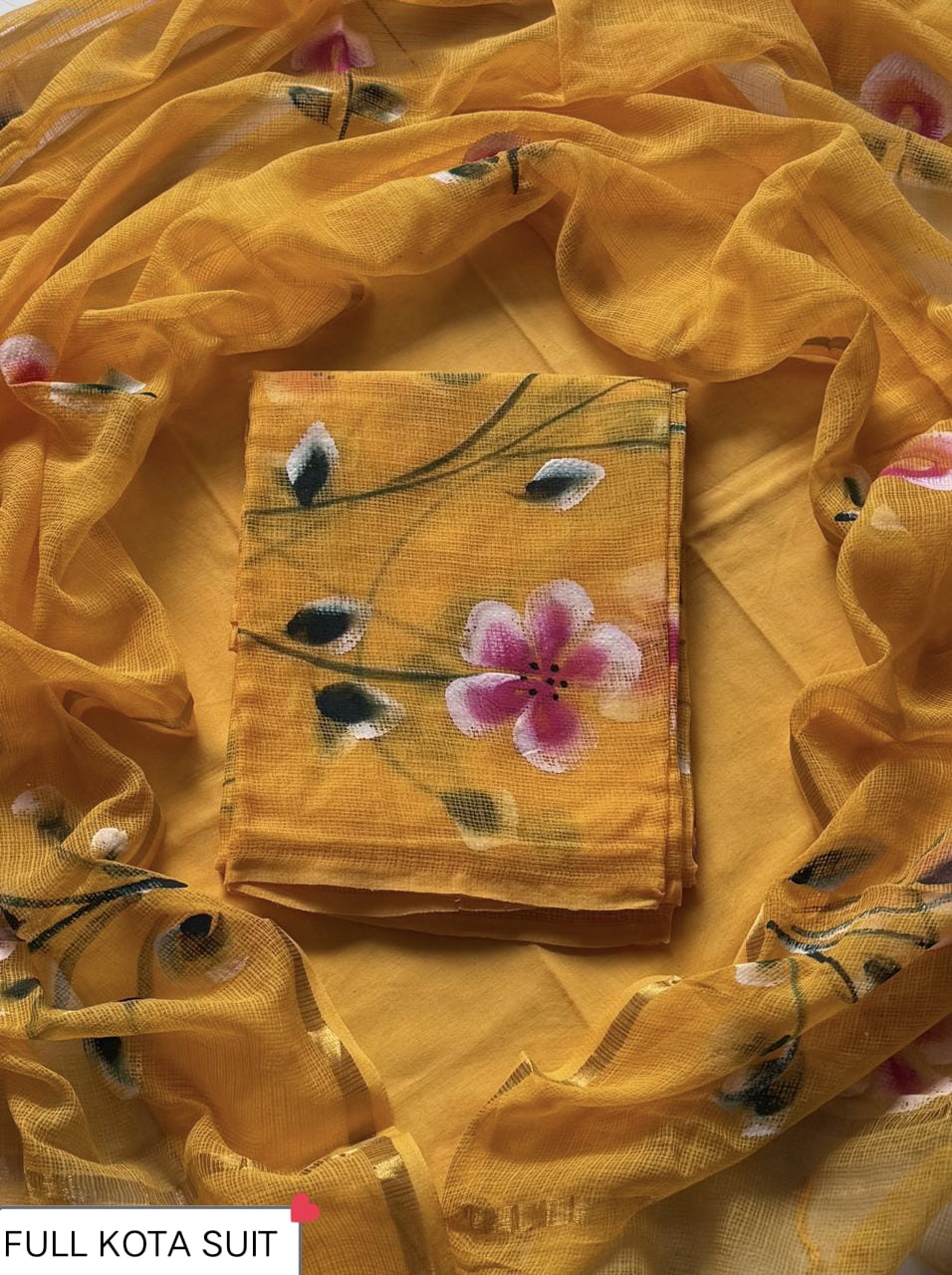 Full Unstitched Exclusive Kota Doria Suit With Kota Dupatta (BSKD14)