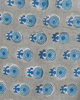 Sanganeri Print Cotton Suit With Chiffon Dupatta (EACOTCH31)